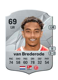 Myron van Brederode Rare 69 OVR