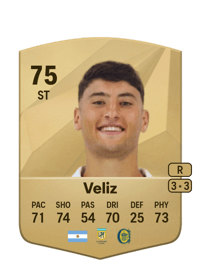 Alejo Veliz Common 75 OVR