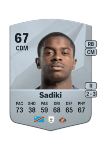 Noah Sadiki Common 67 OVR