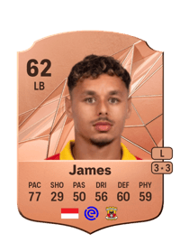 Dean James Rare 62 OVR