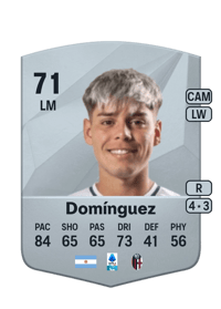 Benjamín Domínguez Common 71 OVR
