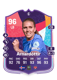 Guðrún Arnardóttir WEURO Path to Glory 96 OVR