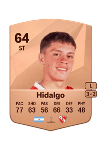 Santiago Hidalgo Common 64 OVR