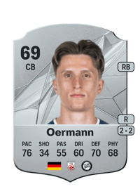 Tim Oermann Rare 69 OVR