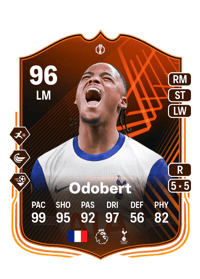 Wilson Odobert UEFA Europa League RTTF 96 OVR