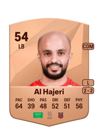 Abdulrahman Al Hajeri Common 54 OVR