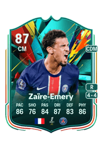 Warren Zaïre-Emery Total Rush 87 OVR
