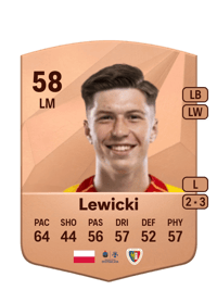 Jakub Lewicki Common 58 OVR