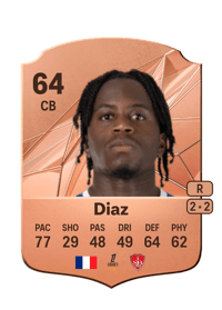 Junior Diaz Rare 64 OVR