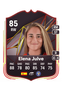 Elena Julve World Tour 85 OVR