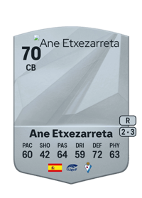 Ane Etxezarreta Common 70 OVR