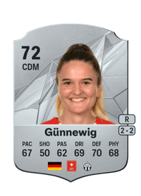 Noreen Günnewig Rare 72 OVR