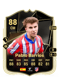 Pablo Barrios Team of the Week 88 OVR