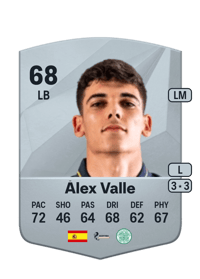 Álex Valle Common 68 OVR