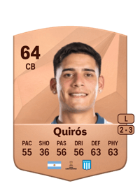 Santiago Quirós Common 64 OVR