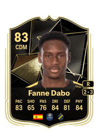 Lamine Fanne Dabo Team of the Week 83 OVR