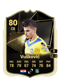 Luka Vušković Team of the Week 80 OVR