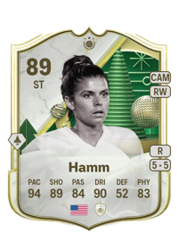 Mia Hamm Winter Wildcards Icon 89 OVR
