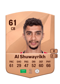 Mohammed Al Shuwayrikh Common 61 OVR