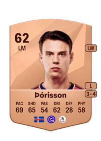 Nökkvi Þórisson Common 62 OVR