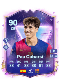Pau Cubarsí Future Stars 90 OVR
