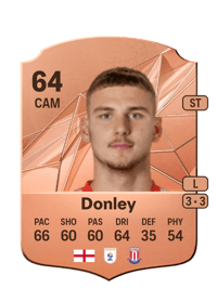 Jamie Donley Rare 64 OVR