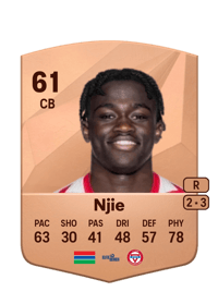 Momodou Lion Njie Common 61 OVR