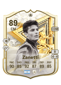 Javier Zanetti FUT Immortals Icon 89 OVR