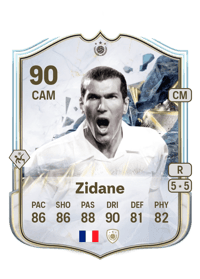 Zinedine Zidane TOTY Eras 2002 ICON 90 OVR