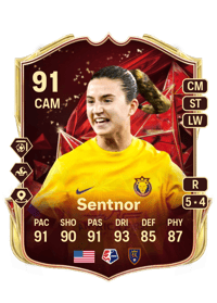 Allyson Sentnor TOTS Champions 91 OVR