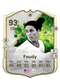 Julie Foudy Grassroot Greats Icon 93 OVR