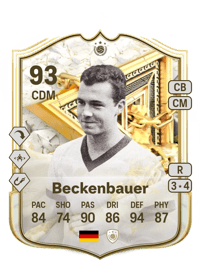 Franz Beckenbauer FUT Immortals Icon 93 OVR