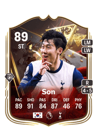 Heung Min Son Centurions 89 OVR