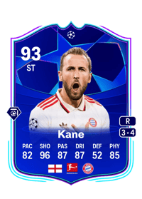 Harry Kane UCL Road to the Knockouts 93 OVR