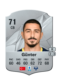 Koray Günter Rare 71 OVR