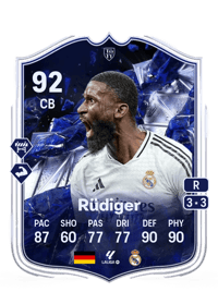 Antonio Rüdiger TOTY Honourable Mentions 92 OVR