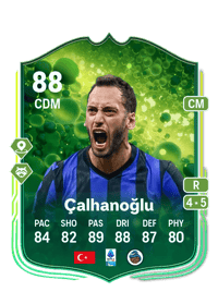Hakan Çalhanoğlu Grassroot Greats 88 OVR