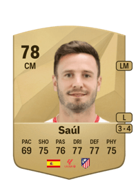 Saúl Common 78 OVR