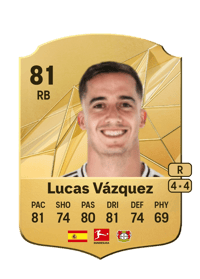 Lucas Vázquez Rare 81 OVR