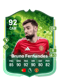 Bruno Fernandes Grassroot Greats 92 OVR