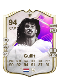 Ruud Gullit UEFA Dreamchasers ICON 94 OVR