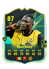 Serhou Guirassy Moments 87 OVR