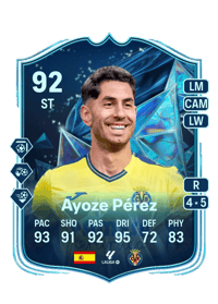 Ayoze Pérez TOTS Honourable Mentions 92 OVR