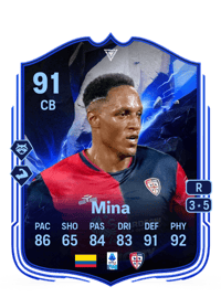 Yerry Mina FC Pro Leagues Live Upgraded 91 OVR