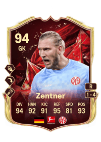Robin Zentner TOTS Champions 94 OVR