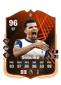 Dominic Solanke UEFA Europa League RTTF 96 OVR