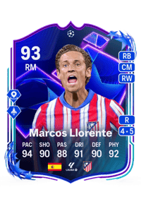 Marcos Llorente UCL Dreamchasers 93 OVR