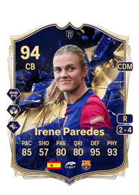 Irene Paredes Team of the Year 94 OVR