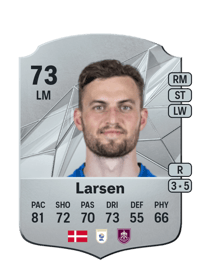 Jacob Bruun Larsen Rare 73 OVR