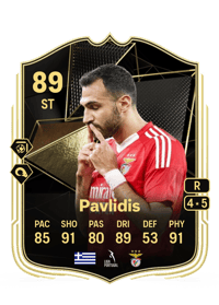Vangelis Pavlidis Team of the Week 89 OVR